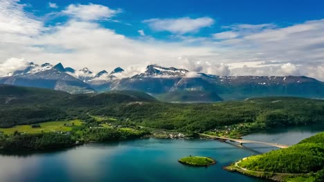 Schöne-Natur-Norwegen-Naturlandschaft.-Strudel-Des-Strudels-Von-Saltstraumen,-Nordland,-Norwegen